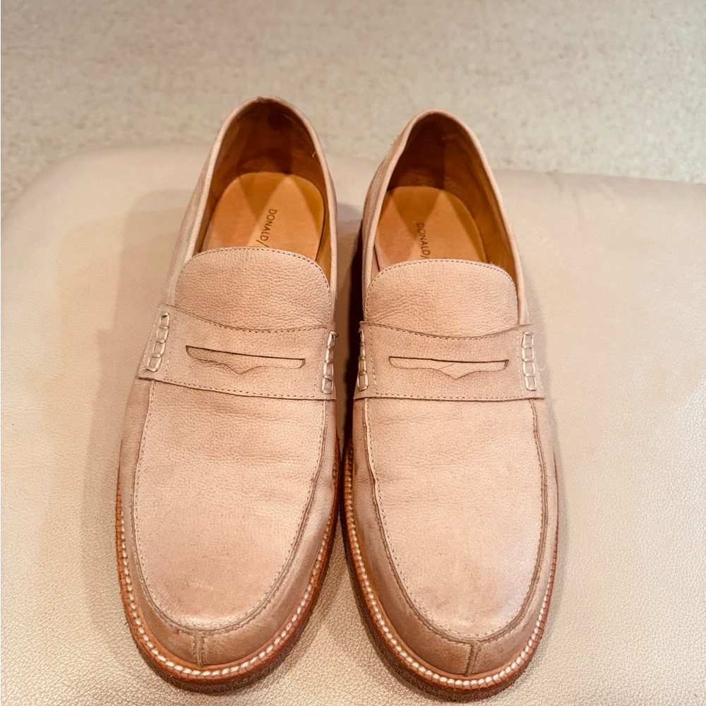 Donald J. Pliner Tan Loafers Slip-Ons